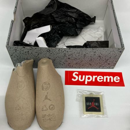  NIKE ナイキ シュプリーム×ナイキ JORDAN5 RETRO エアジョーダン５ 28cm 824371-101 ホワイト