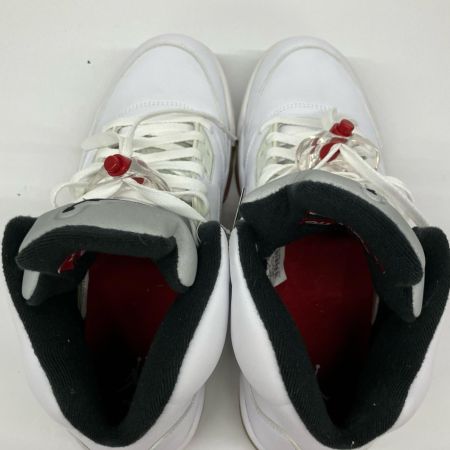  NIKE ナイキ シュプリーム×ナイキ JORDAN5 RETRO エアジョーダン５ 28cm 824371-101 ホワイト