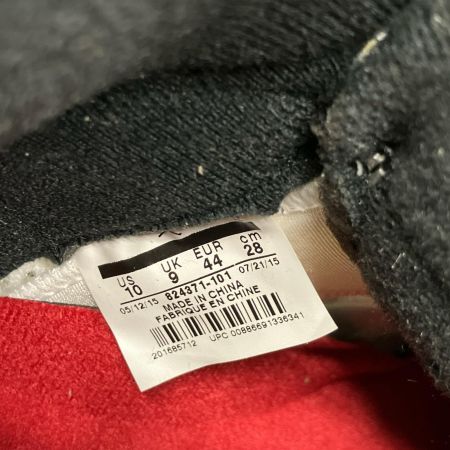  NIKE ナイキ シュプリーム×ナイキ JORDAN5 RETRO エアジョーダン５ 28cm 824371-101 ホワイト