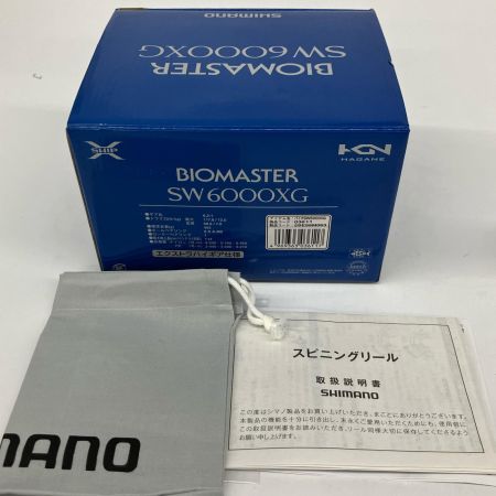  SHIMANO シマノ スピニングリール 16バイオマスターSW6000XG 替えスプール付 03611