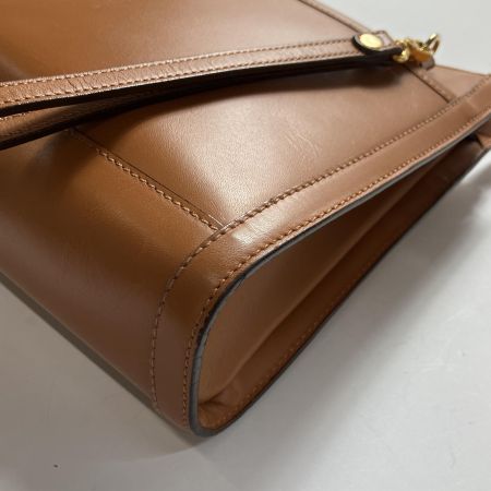  Somes Saddle ソメスサドル セカンドバッグ レザー×キャンバス  ブラウン×ネイビー