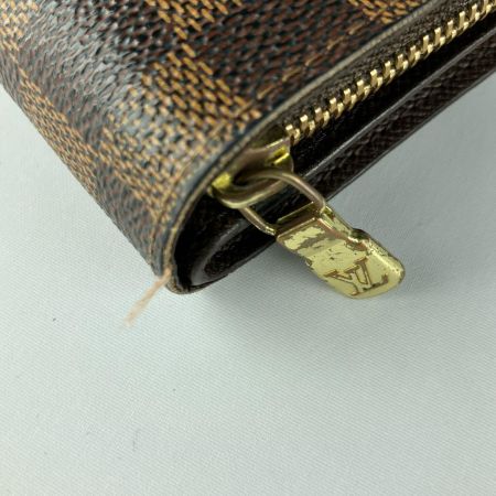  LOUIS VUITTON ルイヴィトン 財布 ダミエ コンパクト・ジップ  N61668 ブラウン