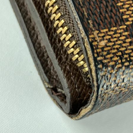  LOUIS VUITTON ルイヴィトン 財布 ダミエ コンパクト・ジップ  N61668 ブラウン