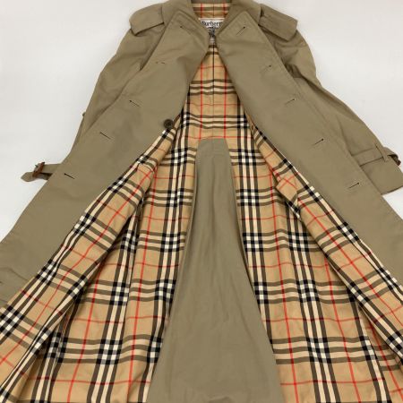  Burberrys バーバリーズ Burberrys 薄玉虫 トレンチコート ノバチェック 白タグ 90sヴィンテージ FD082-039-41 C-TK83 カーキ