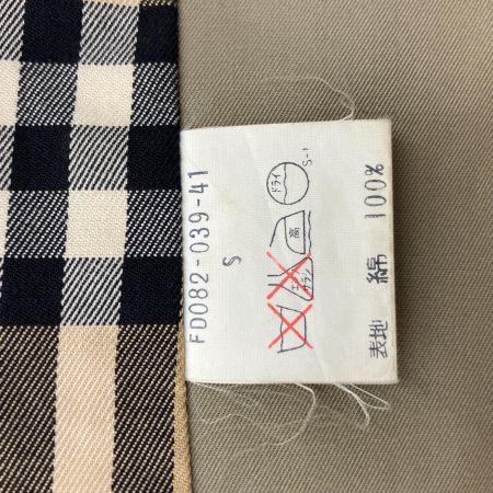  Burberrys バーバリーズ Burberrys 薄玉虫 トレンチコート ノバチェック 白タグ 90sヴィンテージ FD082-039-41 C-TK83 カーキ