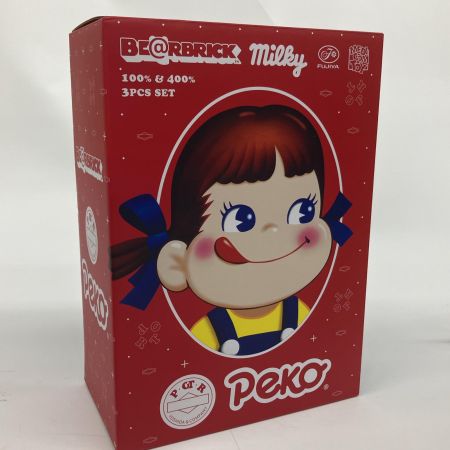  FUJIYA  MEDICOM TOY  BE＠RBRICK POTR ペコちゃん 100％ & 400％