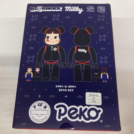  FUJIYA  MEDICOM TOY  BE＠RBRICK POTR ペコちゃん 100％ & 400％