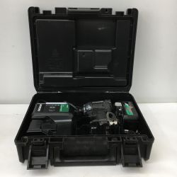 △△ HiKOKI ハイコーキ 36v　コードレスインパクトドライバ WH36DC ブラック マルチボルト  充電器・充電池1個・ケース付 Bランク