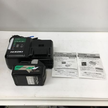  HiKOKI ハイコーキ 36v　コードレスインパクトドライバ WH36DC ブラック マルチボルト  充電器・充電池1個・ケース付