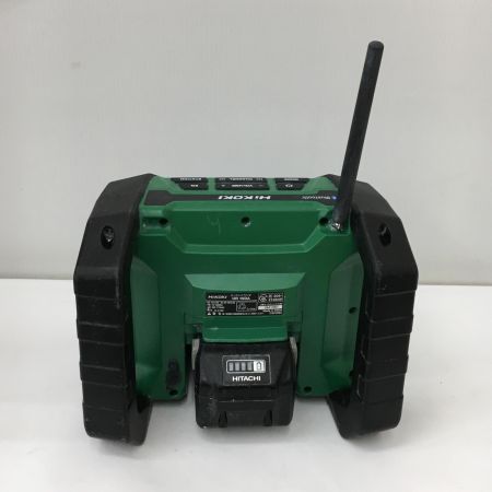  HiKOKI ハイコーキ 14.4v/18v バッテリー式ラジオ  充電池1個付 UR18DA