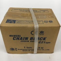 △△ ZOJIRUSHI CORPORATION 象印 チェーンブロック C21型 1t/2.5M C21-01025 Sランク