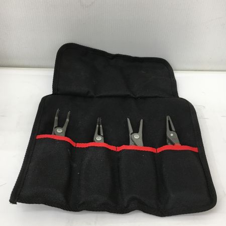  KNIPEX クニペックス スナップリングプライヤーセット 4本組 穴用+軸用 19-60mm 美品