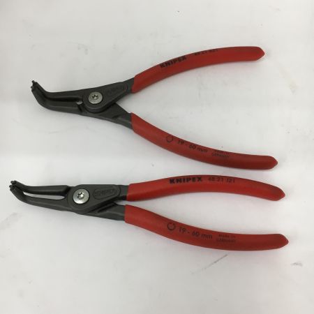  KNIPEX クニペックス スナップリングプライヤーセット 4本組 穴用+軸用 19-60mm 美品