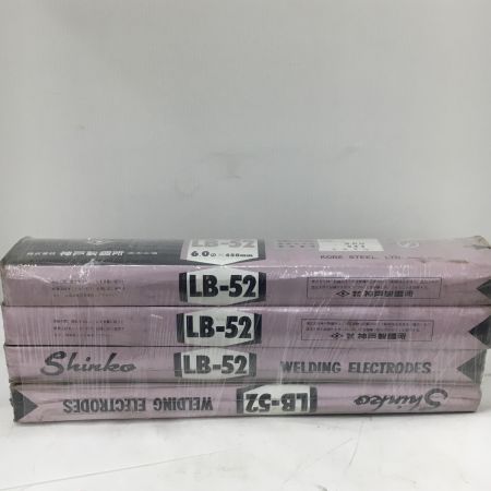  KOBELCO 低水素系被覆アーク溶接棒 LB-52　6mm×450mm 4箱セット LB-52