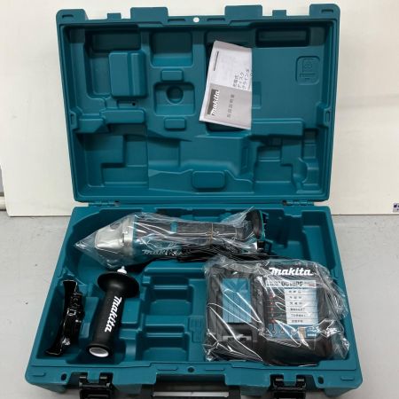  MAKITA マキタ ディスクグラインダー 充電器ケースサイドハンドル付 コードレス式 18v GA408DRGX ブルー
