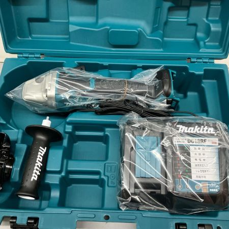  MAKITA マキタ ディスクグラインダー 充電器ケースサイドハンドル付 コードレス式 18v GA408DRGX ブルー