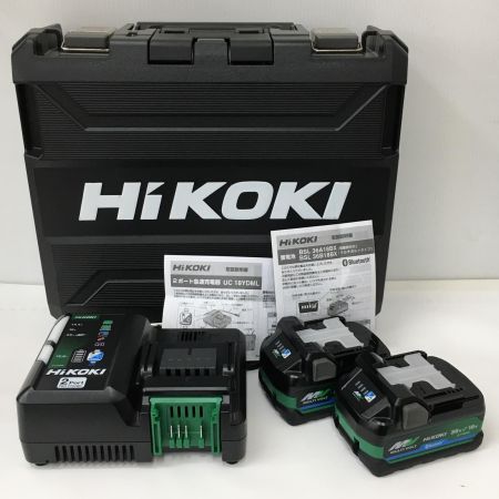HiKOKI ハイコーキ 急速充電器　BSL36A18BX×2個　UC18YDML×1　インパクト純正ケース UC18YDML