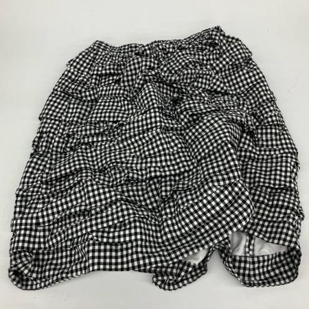  BLACK COMME des GARCONS 変形ティアードスカート ギンガムチェック AD2023 1M-S011