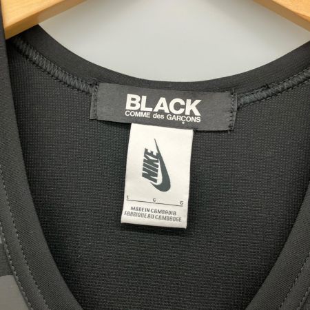  COMME des GARCONS コムデギャルソン ×NIKE スウォッシュロゴプリント ドット柄ノースリーブワンピース AT3238-010 NIKE ブラック