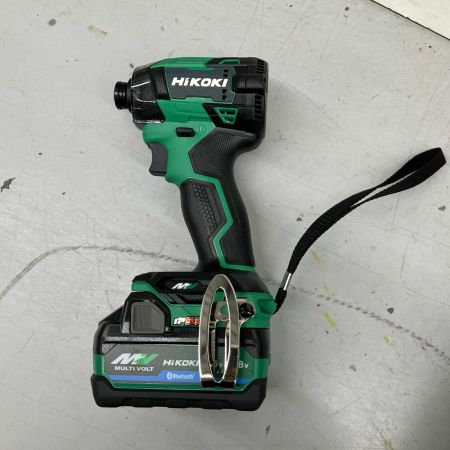 HiKOKI ハイコーキ  インパクトドライバ充電器・充電池2個・ケース付 18v/36v 2.5Ah J6501597 WH36DD アグレッシブグリーン