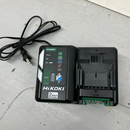HiKOKI ハイコーキ  インパクトドライバ充電器・充電池2個・ケース付 18v/36v 2.5Ah J6501597 WH36DD アグレッシブグリーン