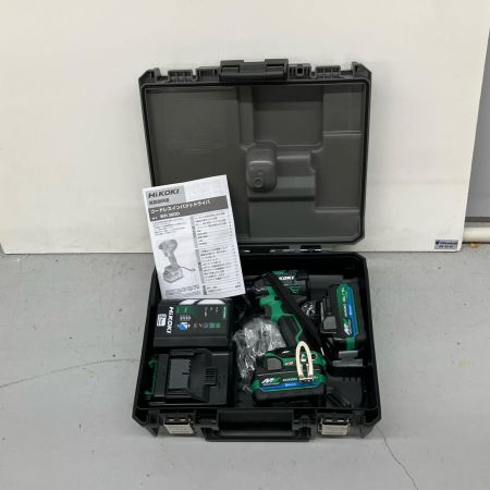 HiKOKI ハイコーキ インパクトドライバ 充電器・充電池2個・ケース付 18v/36v 2.5Ah J6501582 WH36DD アグレッシブグリーン