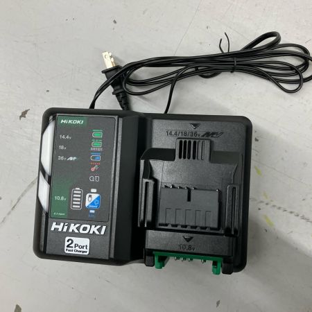 HiKOKI ハイコーキ インパクトドライバ 充電器・充電池2個・ケース付 18v/36v 2.5Ah J6501582 WH36DD アグレッシブグリーン