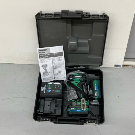 HiKOKI ハイコーキ  インパクトドライバ 充電器・充電池2個・ケース付 18v/36v 2.5Ah J6501603 WH36DD アグレッシブグリーン
