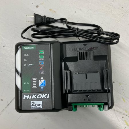HiKOKI ハイコーキ  インパクトドライバ 充電器・充電池2個・ケース付 18v/36v 2.5Ah J6501603 WH36DD アグレッシブグリーン