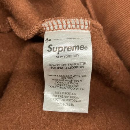  Supreme シュプリーム 22SS Embroidered Chenille Hooded Sweatshirt RN101837 M  ブラウン
