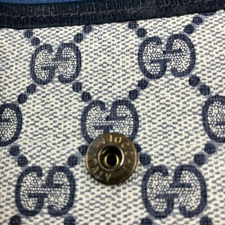  GUCCI グッチ ポーチ OLD GUCCI シェリーライン ネイビー