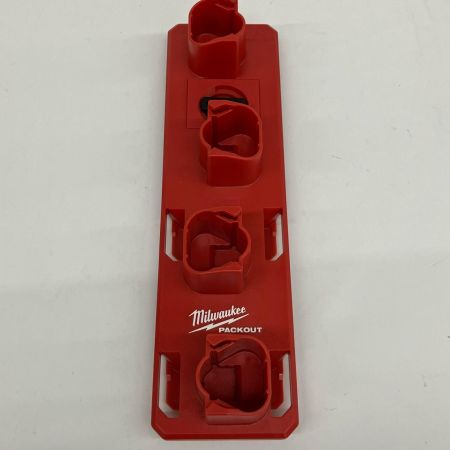  Milwaukee ウォールマウンティングプレート バッテリーフォルダ マグネットラック 48-22-84868/48-22-8338/48-22-8346 レッド