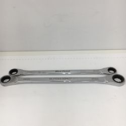 △△ Blue Point ダブルフレックスラチェットレンチ メガネレンチセット 2本セット BLPRMLS2427/2122 Bランク