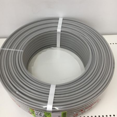  YAZAKI 電材 VVFケーブル　グレー 3芯2.0㎜×100m　 2025年10月 製造