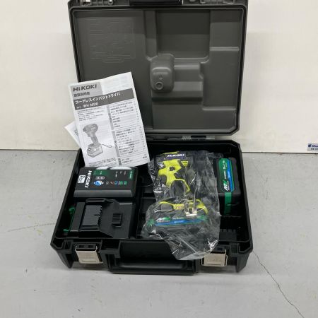  HiKOKI ハイコーキ インパクトドライバ 充電器・充電池2個・ケース付 36v 2.5Ah J6504852 WH36DD 2XHYSZ イエロー