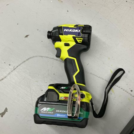  HiKOKI ハイコーキ インパクトドライバ 充電器・充電池2個・ケース付 36v 2.5Ah J6504852 WH36DD 2XHYSZ イエロー