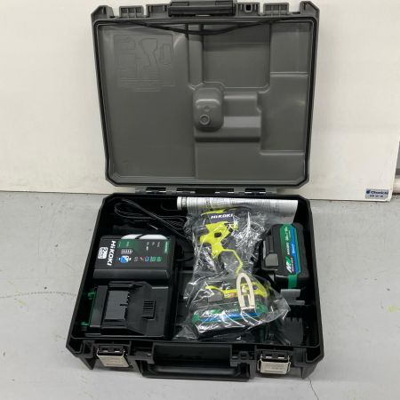  HiKOKI ハイコーキ  インパクトドライバ  充電器・充電池2個・ケース付 36v 2.5Ah J6504854 WH36DD 2XHYSZ イエロー