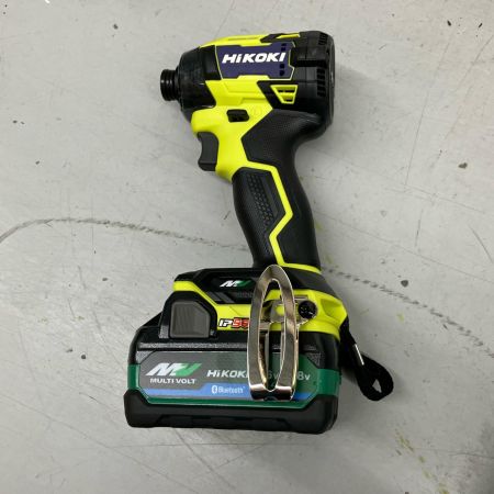  HiKOKI ハイコーキ  インパクトドライバ  充電器・充電池2個・ケース付 36v 2.5Ah J6504854 WH36DD 2XHYSZ イエロー