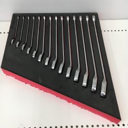 △△ Snap-on スナップオン SOXRRM16A-SOXRRM19A  コンビ ラチェット　コンビネーションレンチ　14本セット SOXRRM01FBRA Aランク