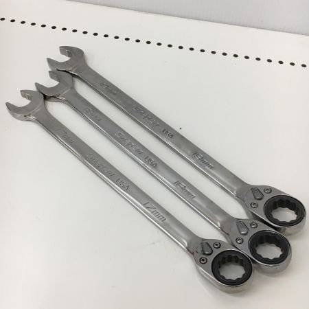 Snap-on スナップオン SOXRRM16A-SOXRRM19A  コンビ ラチェット　コンビネーションレンチ　14本セット SOXRRM01FBRA