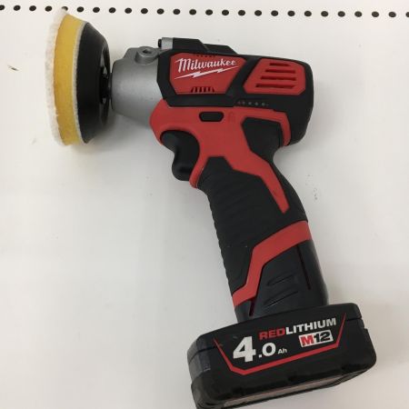  Milwaukee ポリッシャー　充電器・充電池1個付 M12BPS レッド