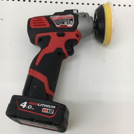  Milwaukee ポリッシャー　充電器・充電池1個付 M12BPS レッド