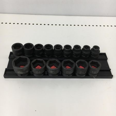  MAC TOOLS マック 1/2スタッビインパクトソケット　VP610MMSS-VP827MMSS　15個セット VP610MMSS-VP827MMSS