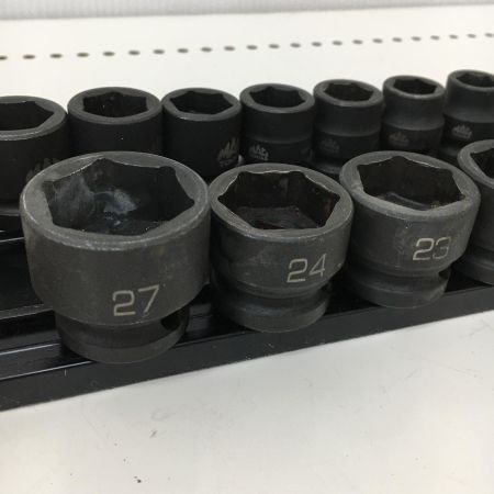  MAC TOOLS マック 1/2スタッビインパクトソケット　VP610MMSS-VP827MMSS　15個セット VP610MMSS-VP827MMSS