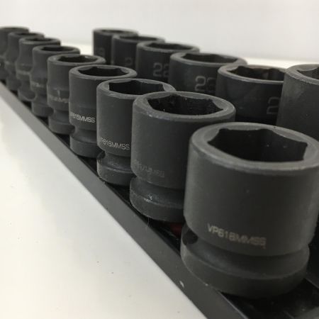  MAC TOOLS マック 1/2スタッビインパクトソケット　VP610MMSS-VP827MMSS　15個セット VP610MMSS-VP827MMSS
