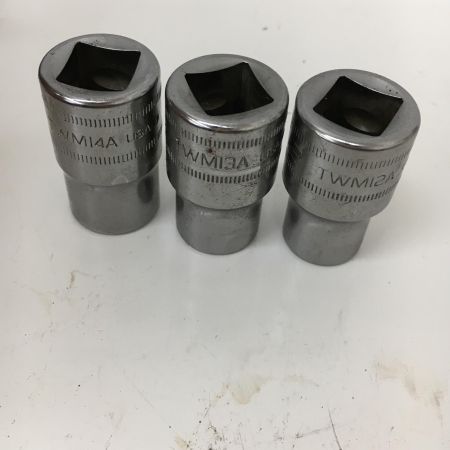  Snap-on スナップオン 1/2シャローソケット 6角　ソケットセット　13個セット TWM12A-TWM24