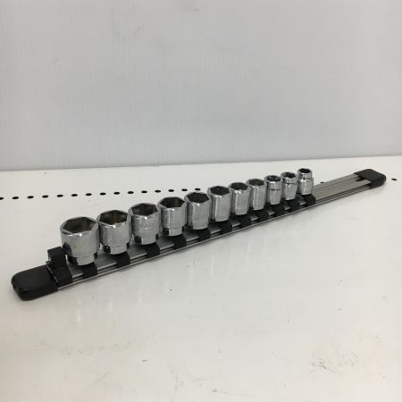  MAC TOOLS マック 3/8” 6角 ショートソケットセット 11個セット 9MMR-19MMR