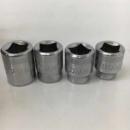  MAC TOOLS マック 3/8” 6角 ショートソケットセット 11個セット 9MMR-19MMR