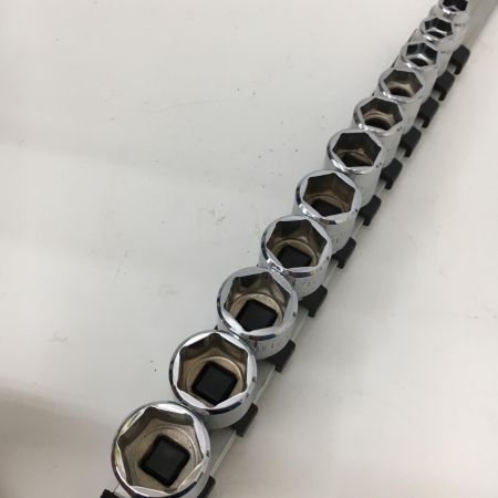  MAC TOOLS マック 3/8” 6角 ショートソケットセット 11個セット 9MMR-19MMR