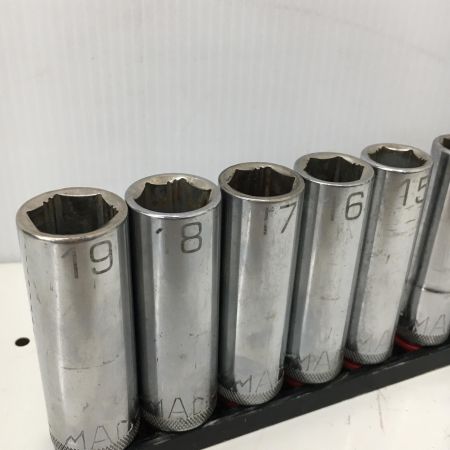  MAC TOOLS マック  1/2 ディープソケット10本セット VD610MMR-VD619MMR